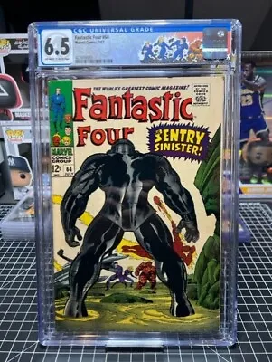 Buy Fantastic Four 64 - CGC 6.5 With Custom Fantastic Four Label • 106.56£