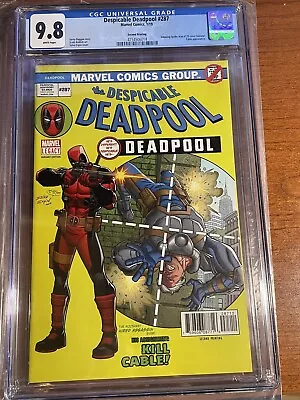 Buy Despicable Deadpool 287 2nd Print CGC 9.8 Amazing Spider-Man 129 Homage • 79.05£