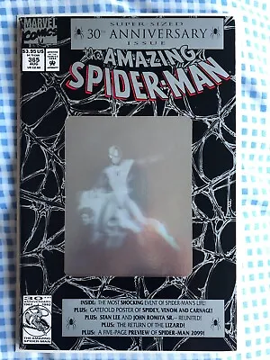 Buy Amazing Spider-man 365 (1992) 1st App Spiderman 2099. Hologram Cover. • 29.99£