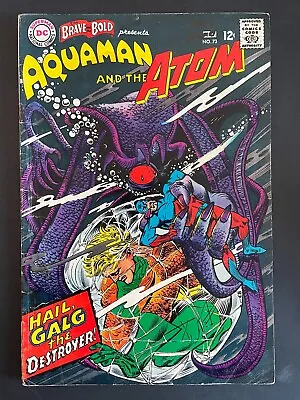Buy Brave & The Bold # 73 - Aquaman & Atom, 1st Nuidis Volko 1967 DC Comics • 7.86£