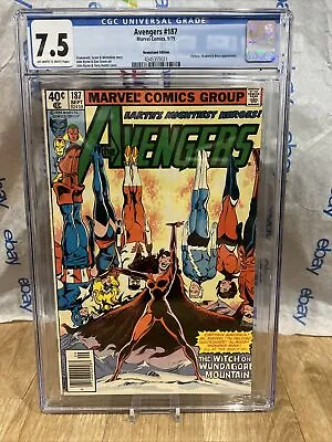 Buy Avengers #187 CGC 7.5 1979) - Newsstand Graded Comic • 27.67£