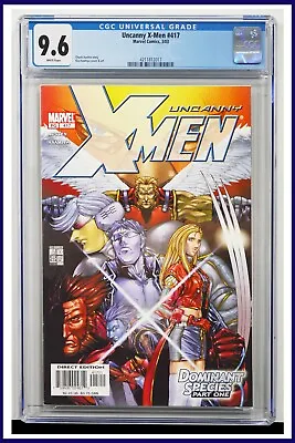 Buy Uncanny X-Men #417 CGC Graded 9.6 Marvel March 2003 White Pages Comic Book. • 67.49£