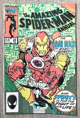 Buy The AMAZING SPIDER-MAN ANNUAL 20, 1986, Marvel 25th Anniversary, The IRON MAN Of • 4.40£