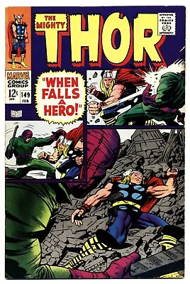 Buy THOR #149 F/VF, Origin Medusa! Stan Lee, Jack Kirby Marvel Comics 1968 • 95.32£