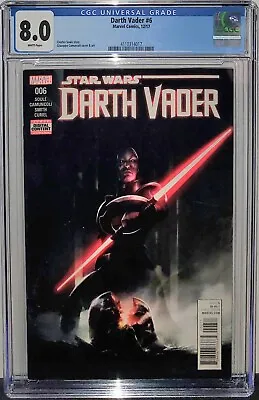 Buy Star Wars Darth Vader #6 Cgc 8.0 1st Print! 1st Full App Of The Inquisitors! • 55.30£