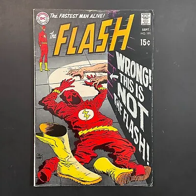 Buy Flash 191 Silver Age DC 1969 Joe Kubert Cover Comic Book • 9.61£