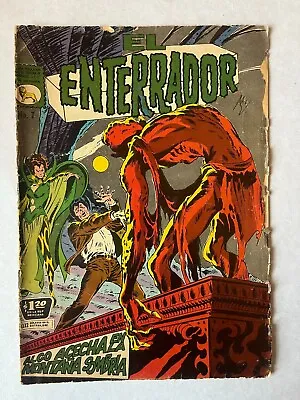 Buy Vintage EL ENTERRADOR CHAMBER OF DARKNESS #7 Mexican LA PRENSA Comic From 70's • 16.04£