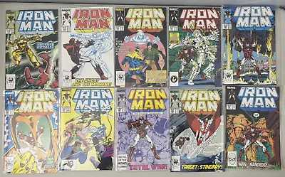 Buy Iron Man #218-249 Run Marvel Comics 1987 Lot Of 39 NM • 246.91£