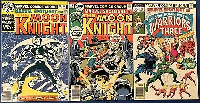 Buy Marvel Spotlight #28-30 Marvel Comics 1976 Moon Knight, Warriors Three, More • 78.87£