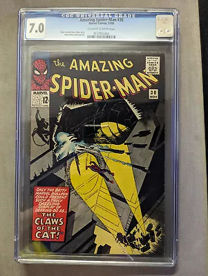 Buy Amazing Spider-Man #30 Marvel 1965 CGC 7.0 1st Appearance The Cat Burglar • 229.99£