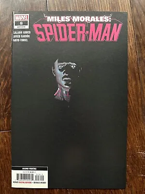 Buy Miles Morales Spider-Man Vol 1 # 8 Second Print Variant 2nd NM • 25£