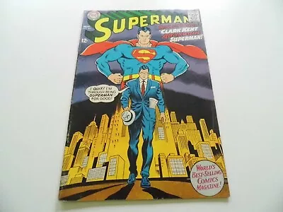 Buy DC Comics Silver Age Superman 201 Unstamped Mid-Grade Cents Copy • 25£