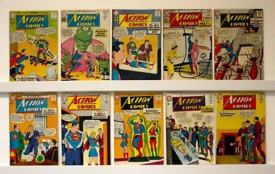 Buy Action Comics  Lot Of 10 Comics  #’s 278,280, 281,290,296,306, 313, 316, 318,319 • 241.14£