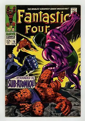 Buy Fantastic Four #76 VG+ 4.5 1968 • 18.21£