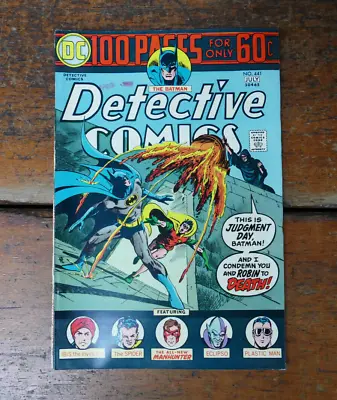 Buy Detective Comics #441 - Aparo Cover Batman! 1st Lt HARVEY BULLOCK! 1974 DC - VF • 47.63£