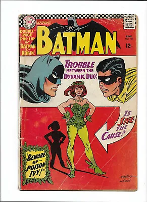 Buy Batman #181 [1966 Gd] 1st Silver-age Poison Ivy!   Married Centerfold! • 319.80£