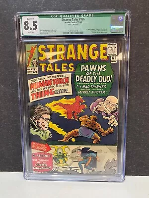 Buy 1964 Marvel Comics Strange Tales #126 CGC 8.5 1st Appearance Clea And Dormammu • 553.47£