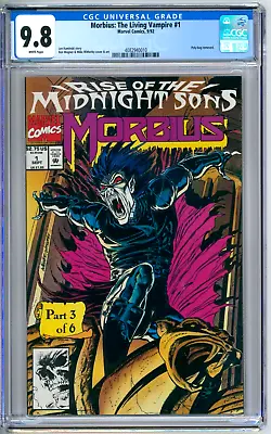 Buy Morbius 1 CGC Graded 9.8 NM/MT Marvel Comics 1992 • 59.14£