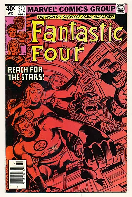 Buy Marvel Fantastic Four Issue #220 Comic Book Reach For The Stars! 8.0 VF 1980 • 3.98£