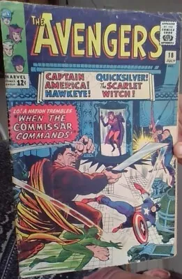 Buy Avengers #18 July 1965 Cents Copy • 25£
