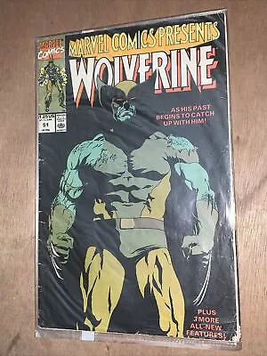 Buy Marvel Comics Presents # 51- Wolverine Iron Man 1990 • 0.99£