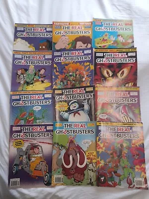 Buy The Real Ghostbusters Comics Bundle Issues 67-78 Vintage 80s Marvel Magazine Set • 39.99£