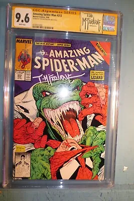 Buy Amazing Spiderman #313 CGC-9.6 SS-Todd McFarlane  Custom Label -Signature Series • 399.75£