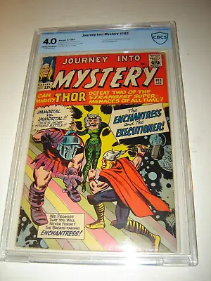Buy Journey Into Mystery 103 #  CBCS 4.0  - First Appearance Enchantress, Skurge • 175.09£