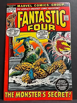 Buy Fantastic Four #125  NM-  1972  High Grade Marvel Comic • 34.91£