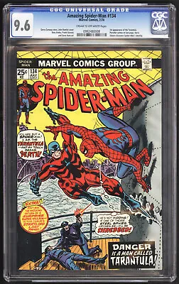 Buy Amazing Spider-Man #134 CGC 9.6 1974 1st Appearance Tarantula Marvel Bronze Age • 355.79£