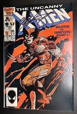 Buy 🔥Uncanny X-Men #212, 1st Wolverine Vs. Sabretooth  - Signed By Chris Claremont • 52.97£