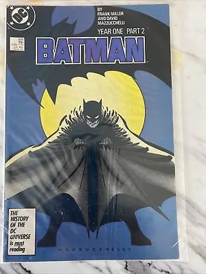 Buy Batman #405 DC Comics Year One Part 2 By Frank Miller • 17.95£