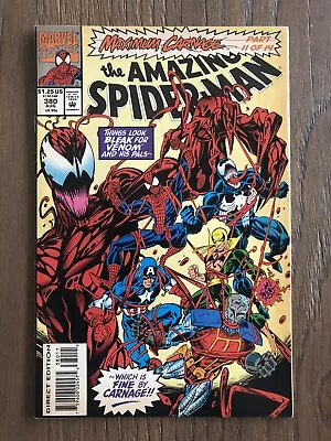 Buy THE AMAZING SPIDER-MAN #380- Marvel Comics - Excellent + • 17.15£