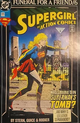 Buy SUPERGIRL IN ACTION COMICS Funeral For A Friend/6 #686 (DC 1993) Bagged Boarded • 2.25£