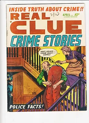Buy Real Clue Crime Stories V7 #9 (#2) Hillman 1952 Pre-Code Comic INNOCENT REAPER • 23.72£