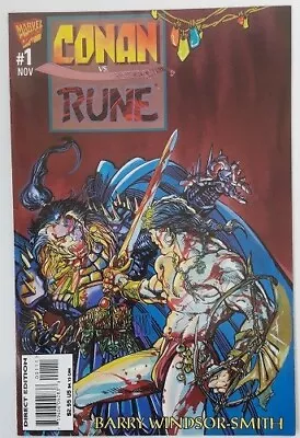 Buy Conan Vs Rune #1, Barry Windsor-Smith, November 1995, Marvel • 13.95£