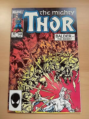 Buy The Mighty Thor #344 (marvel 1984) 1st. Appearance Malekith The Accuser Vf+ • 9.73£