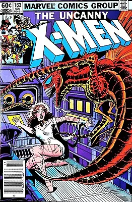 Buy Uncanny X-Men #163 VF/NM  (1982) Carol Danvers Appear, Origin Of Binary! • 7.88£