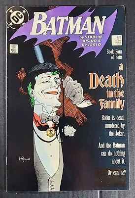 Buy BATMAN Vol 1 #429 High Grade Death In The Family Part 4 1988 DC Comics • 12.64£