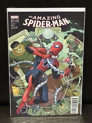 Buy 🔥AMAZING SPIDER-MAN #21 Variant - PAOLO RIVERA 1:25 Ratio Cover - 2016 NM🔥 • 8.50£