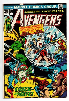 Buy Avengers #108 - Captain America - Iron Man - Grim Reaper - 1973 - FN • 7.99£