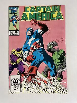 Buy Captain America 324 VF 1986 Marvel Comic Whirlwind • 7.91£