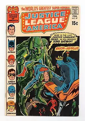Buy Justice League Of America #87 VG/FN 5.0 1971 • 15£