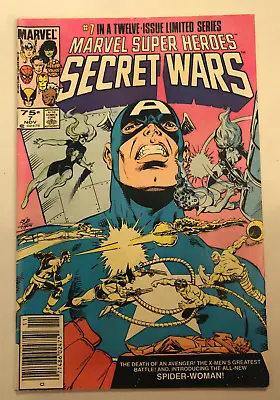 Buy Marvel Super Heroes Secret Wars #7 Comic 1st Julia Carpenter / Wonder Woman 1984 • 5.52£