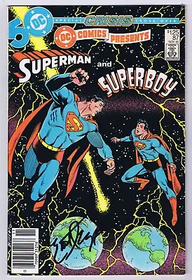 Buy DC Comics Presents #87 Newsstand FN Signed W/COA Maggin 1st Superboy Prime 1985 • 70.87£