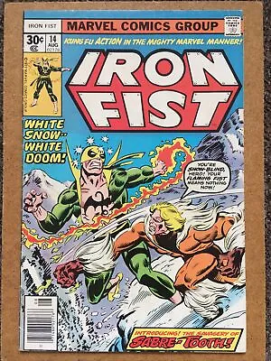 Buy Iron Fist # 14 (aug 1977) Marvel/1st Appearance Of Sabretooth !!! • 220£