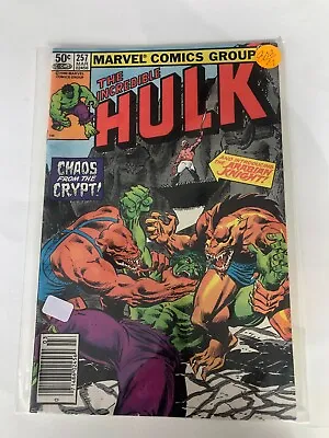 Buy Nice The Incredible Hulk #257 1981 Key! 1st App Of Arabian Knight/ War Wagon • 11.19£