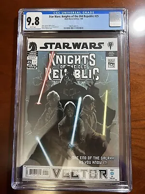 Buy Star Wars Knights Of The Old Republic #25 CGC 9.8 (2008) 1st App Celeste Morne • 102.49£