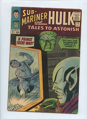 Buy Tales To Astonish #72 1965 (GD 2.0) • 7.91£