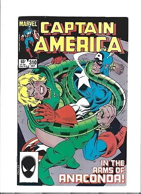 Buy Captain America #310 Marvel Comics 1st Appearance Serpent Society 1985 Newsstand • 23.79£